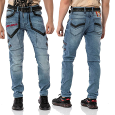  CIPO & BAXX férfi nadrág CD795 L:32 farmer moto farmer, 42 Jeans