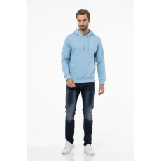 Cipo & Baxx FÉRFI PAMUT PULÓVER CL557 BLUE