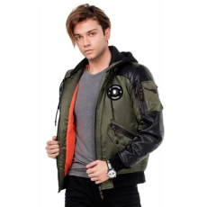 Cipo & Baxx VÍZÁLLÓ TÉLIKABÁT CM134KHAKI