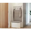 Cipőszekrény ülőkével és akasztóval ANDY