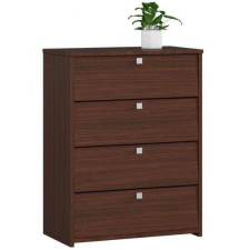  Cipőtároló szekrény, cipőtartó, laminált lap, 4 fiók, wenge, 60x33x80 cm bútor