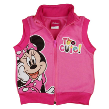  Cipzáras mellény belül bolyhos pamut anyagból, Minnie mintával gyerek mellény