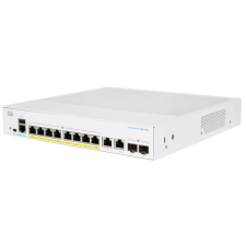 Cisco CBS250-8P-E-2G Smart Gigabit PoE Switch hub és switch
