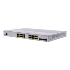 Cisco CBS350-24P-4G-EU 24x GbE PoE+ LAN 4x SFP port L3 menedzselhető PoE+ switch hub és switch