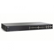 Cisco SG300-28 24 LAN 10/100/1000Mbps, 2 miniGBIC menedzselhető rack switch hub és switch