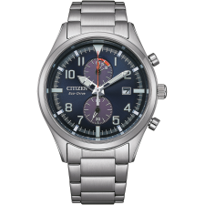 Citizen CA7028-81L Eco-Drive Chronograph mens watch 43mm 10ATM, karóra
