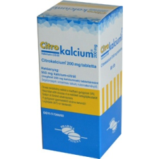 CITROKALCIUM 200MG TABLETTA 90X vitamin és táplálékkiegészítő