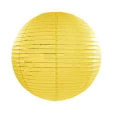 Citromsárga papír lampion 30 cm party kellék