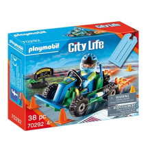 City Life ajándékcsomag Go-Kart versenyző figurákkal playmobil