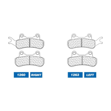 CL BRAKES ATV Sinterált Fémből Készült Fékbetétek - 1260ATV1 egyéb motorkerékpár alkatrész