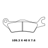 CL BRAKES utcai szinterelt fékbetétek - 1258XBK5 CL BRAKES Kategorizálatlan termékek