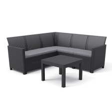  Claire 5 személyes kerti sarokgarnitúra orlando asztallal kerti bútor