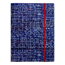 Clairefontaine gumis mappa (24x32 cm) kék, feliratos Szeretlek fal (6) mappa