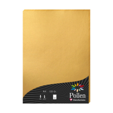 Clairefontaine Levélpapír Clairefontaine Pollen A/4 120g arany kreatív papír