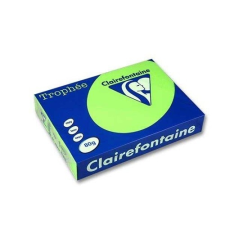 Clairefontaine Másolópapír színes Clairefontaine Trophée A/4 80g neonzöld 500 ív/csomag (2975) fénymásolópapír