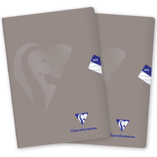Clairefontaine Mimesys PP, A4 "444" vonalas, 40 lap, szürke - 2 db füzet