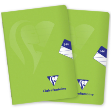 Clairefontaine Mimesys PP, A5 "544" vonalas, 40 lap, zöld - 2 db füzet