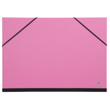 Clairefontaine rajzlaptartó mappa (52x72 cm, gumis) pink mappa