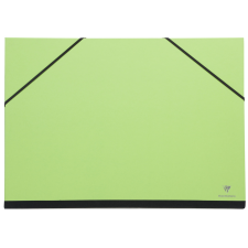 Clairefontaine rajzlaptartó mappa (52x72 cm, gumis) zöld mappa