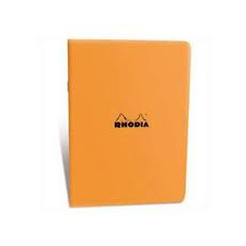 Clairefontaine Rhodia Classic narancs füzet  48lap  kockás 14 8x21cm füzet