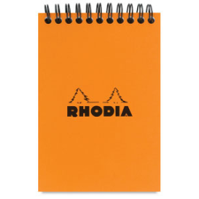 Clairefontaine Rhodia Classic narancs spirálblokk  80lap  kockás  7 5x10 5cm jegyzettömb