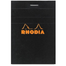 Clairefontaine Rhodia fekete jegyzetblokk Mérete: 8 5x12cm kockás füzet