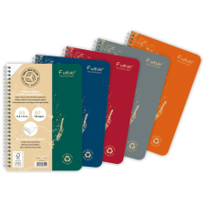 Clairefontaine spirálfüzet (A5, 60lap, négyzethálós, 5-féle) Forever Premium (4) füzet
