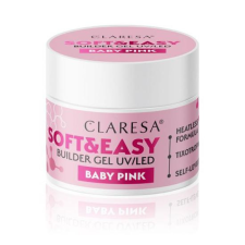 Claresa építőzselé Soft&Easy Baby Pink 12g műköröm zselé