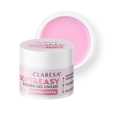Claresa építőzselé Soft&Easy Panna Cotta 45g műköröm zselé
