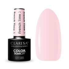  Claresa French Time 3 gél lakk 5g lakk zselé