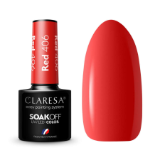 Claresa - Red 406 műköröm zselé