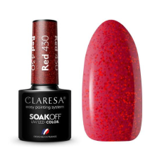  Claresa Red 430 gél lakk 5g lakk zselé