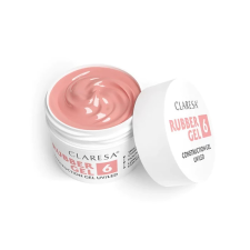 Claresa Rubber Gel 6 építőzselé 12g bézses rózsaszín műköröm zselé