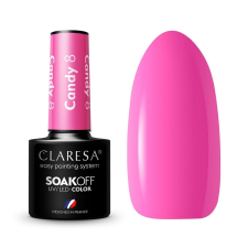 Claresa Soak Off UV/LED Candy Gél Lakk 8,5g lakk zselé