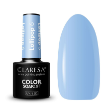 Claresa Soak Off UV/LED Hibrid Körömlakk Lollipop, 6,5 g lakk zselé