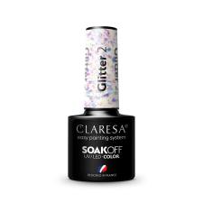 Claresa Soak Off UV/LED Ragyogó Hidratáló Gyémánt Hibrid Körömlakk, 2.5g lakk zselé