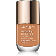Clarins Everlasting Youth Fluid élénkítő make-up SPF 15 árnyalat 112 Amber 30 ml arcpirosító, bronzosító