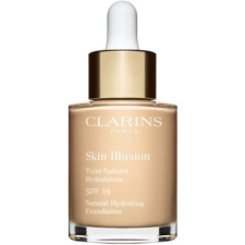Clarins Skin Illusion Natural Hydrating Foundation világosító hidratáló make-up SPF 15 árnyalat 101 Linen 30 ml smink alapozó