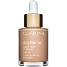 Clarins Skin Illusion Natural Hydrating Foundation világosító hidratáló make-up SPF 15 árnyalat 109 Wheat 30 ml smink alapozó
