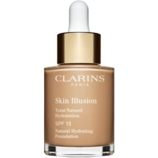 Clarins Skin Illusion Natural Hydrating Foundation világosító hidratáló make-up SPF 15 árnyalat 111 Auburn 30 ml smink alapozó