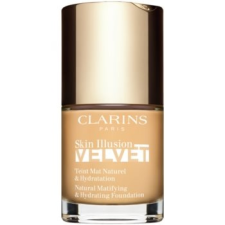 Clarins Skin Illusion Velvet mattító folyékony alapozó tápláló hatással árnyalat 101W 30 ml smink alapozó