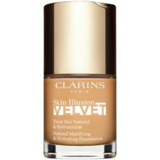 Clarins Skin Illusion Velvet mattító folyékony alapozó tápláló hatással árnyalat 112.3N 30 ml smink alapozó