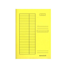 Clarissa Iratgyűjtő, pólyás dosszié A4, 230g. karton, Bluering®, sárga mappa