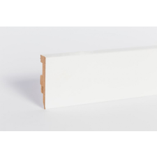 CLASSEN Fehér szegélyléc, &quot;Amerikai design-Bas&quot;, 90mm magas, 240cm élvédő, sín, szegélyelem