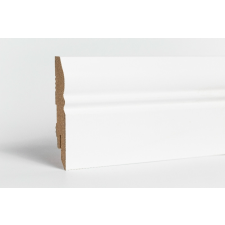 CLASSEN Fehér szegélyléc, &quot;Amerikai design-Rus&quot;, 90mm magas, 240cm élvédő, sín, szegélyelem