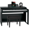 Classic Cantabile Dp-230 Sm Digitális Zongora Fekete Matt Szett Paddal És Fejhallgatóval
