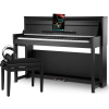Classic Cantabile Up-1 Sm Álló Digitális Zongora Fekete Matt Deluxe Szett Paddal És Fejhallgatóval