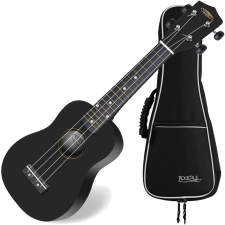 Classic Cantabile Us-100 Bk Fekete Szoprán Ukulele készlet Koncert-Táskával Együtt gitár és basszusgitár