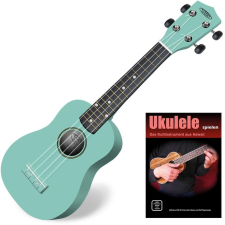Classic Cantabile Us-100 Tq Szoprán Ukulele Türkiz Szett Könyvvel Együtt gitár és basszusgitár