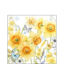 Classic Daffodils papírszalvéta 25x25cm,20db-os asztalterítő és szalvéta